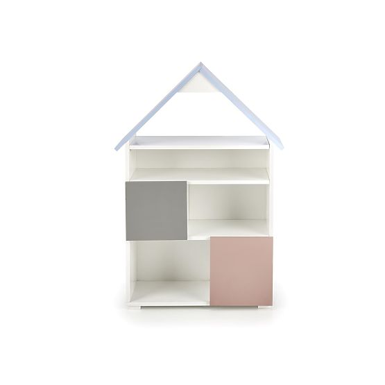 Children's shelf in the shape of Fati's house