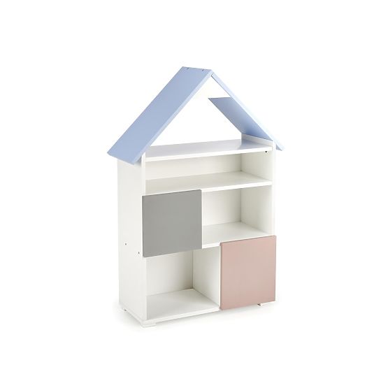 Children's shelf in the shape of Fati's house