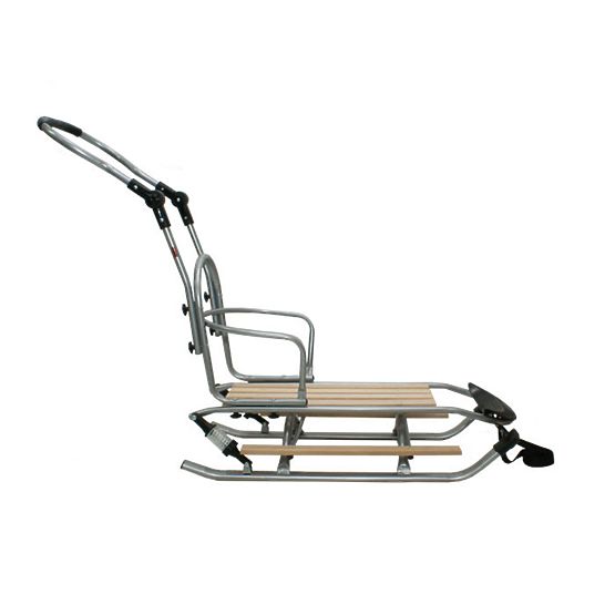 Children's Sledge with a Footmuff and Suspension