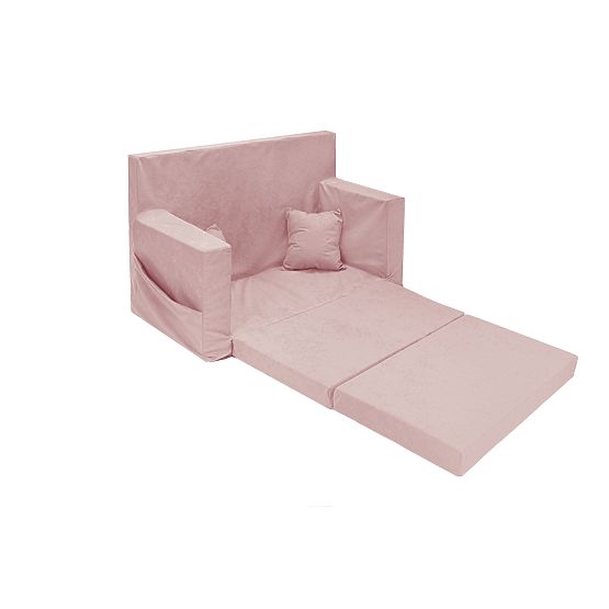 Children's sofa bed Classic - Powder pink