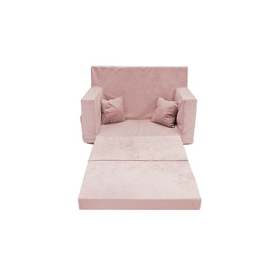 Children's sofa bed Classic - Powder pink