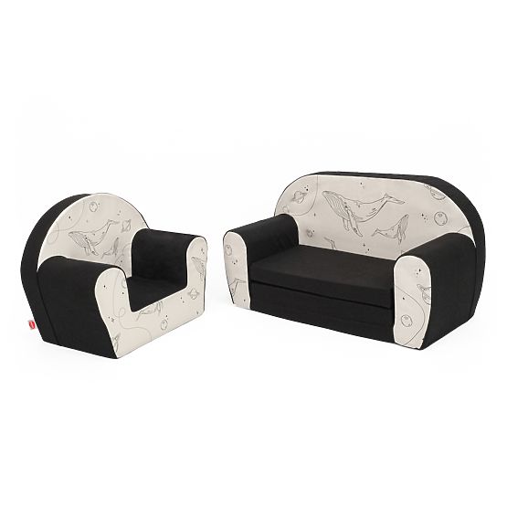 Children's Sofa - Whales