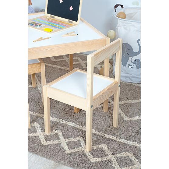 Children's table and 2 LETTO chairs