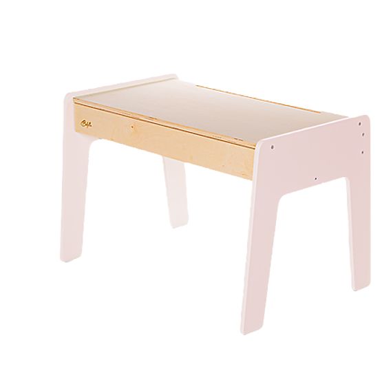 Children's Table and Two Chairs Set with Accessories - Pink