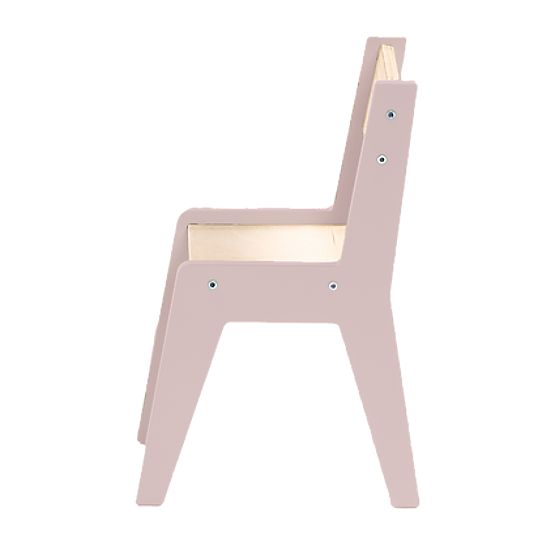 Children's Table and Two Chairs Set with Accessories - Pink