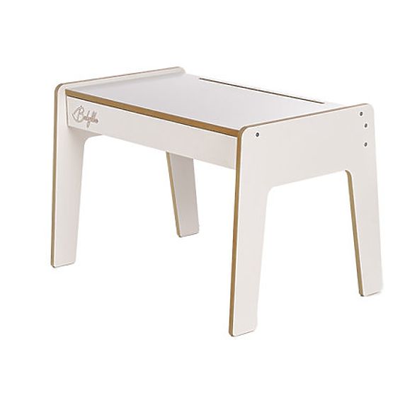 Children's Table and Two Chairs Set with Accessories - White