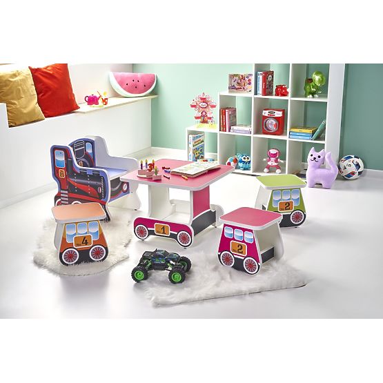 Children's table Lokomo green