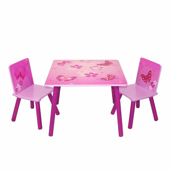 Children's table with chairs Butterflies