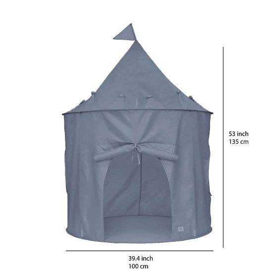 Children's tent 3 SPROUTS - Grey-blue