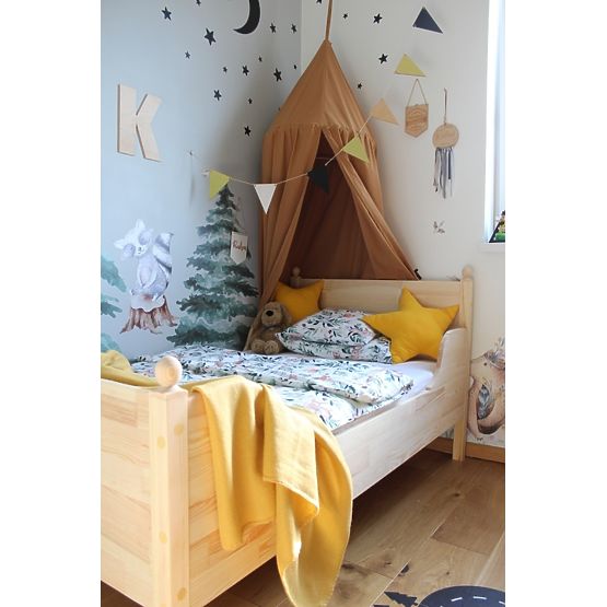 Children's Wooden Bed VINTAGE - Natural