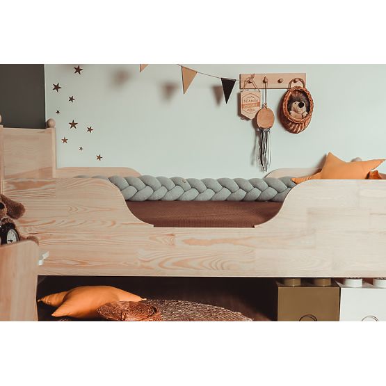 Children's Wooden Bed VINTAGE - Natural