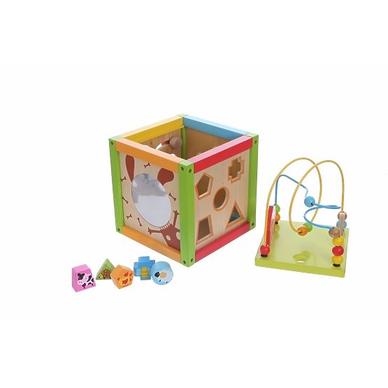 Children's Wooden Educational Cube