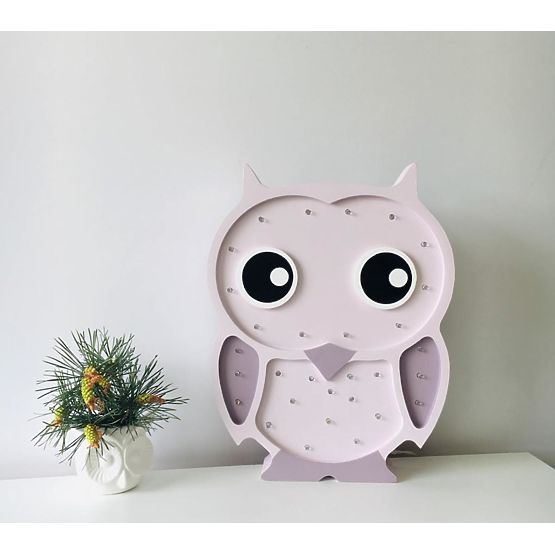 Children's wooden lamp ICE lamp Owl