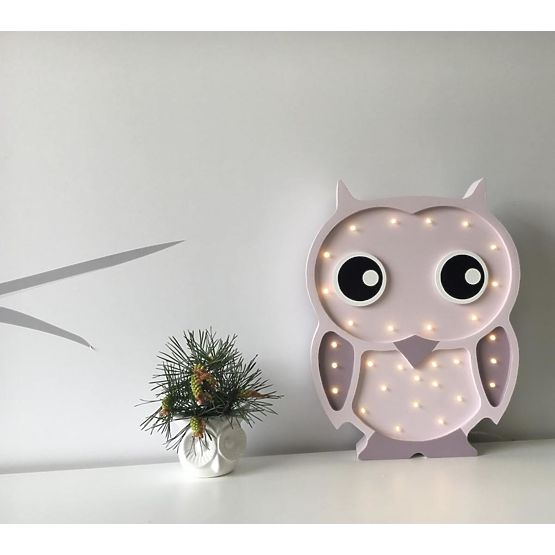 Children's wooden lamp ICE lamp Owl