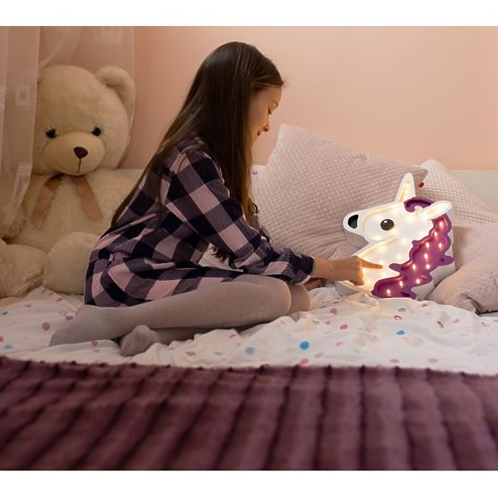 Children's wooden lamp ICE lamp Unicorn
