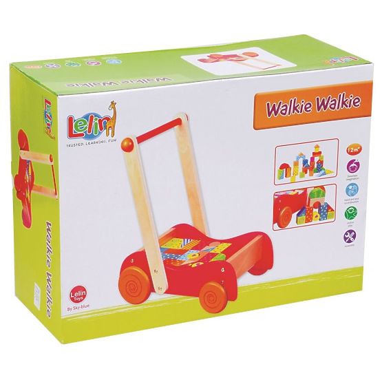 Children's wooden stroller and inserter