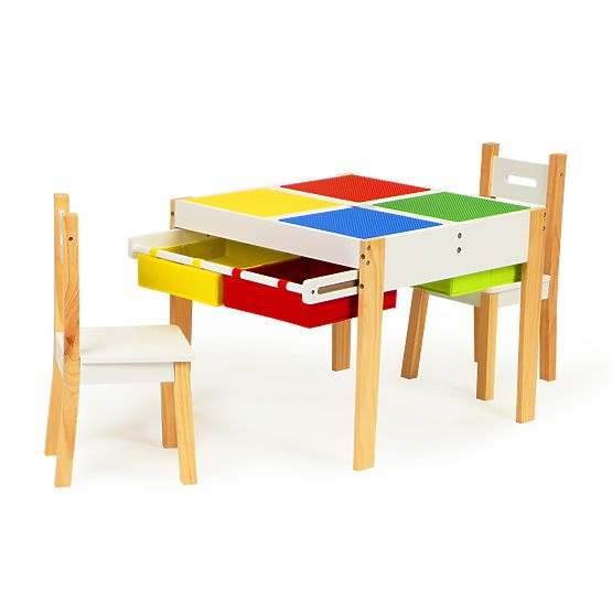 Children's Wooden Table with Chairs Creative