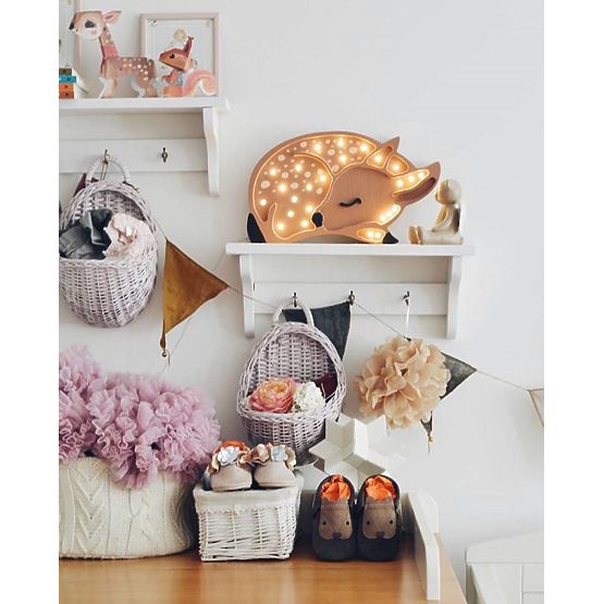 Children wood lamp Srnka