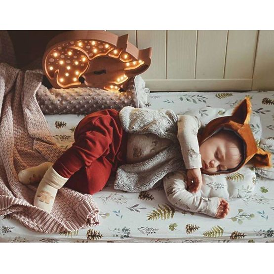 Children wood lamp Srnka