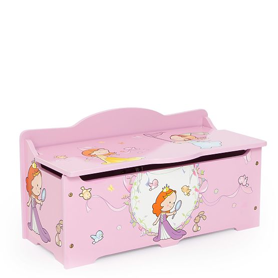 Children wooden chest Princess