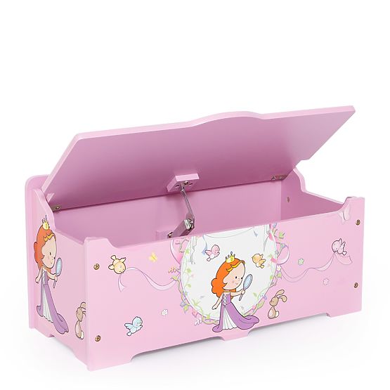 Children wooden chest Princess