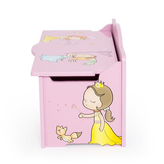 Children wooden chest Princess