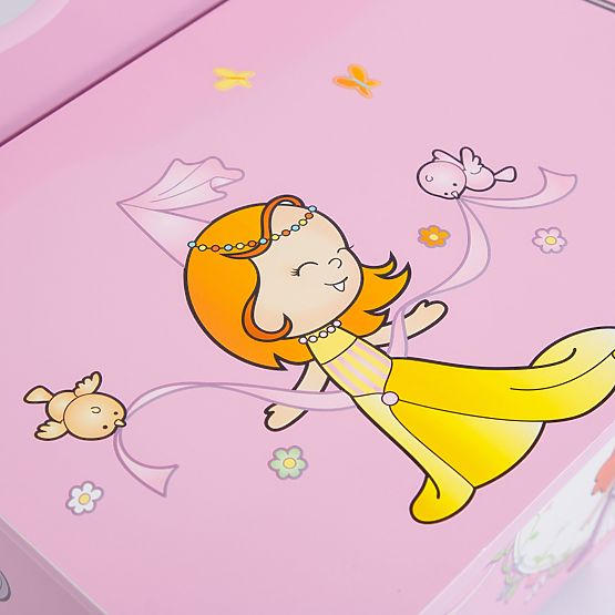 Children wooden chest Princess