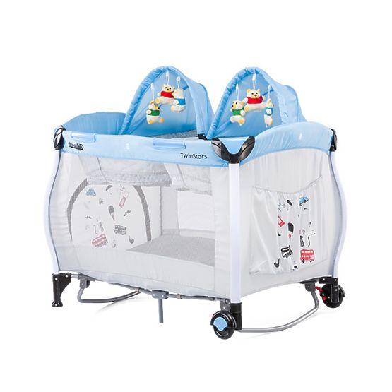 CHIPOLINO Travel Cot - Twin Stars