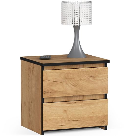 CL2 2SZ CLP PK CRAFT OAK CHEST OF DRAWERS