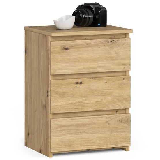 CL3/40 PK ARTISAN OAK CHEST OF DRAWERS