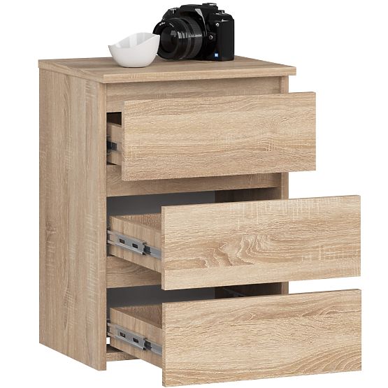CL3/40 PK SONOMA OAK CHEST OF DRAWERS
