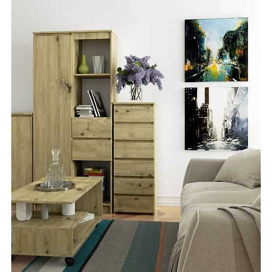 CL6 PK DUB ARTISAN CHEST OF DRAWERS