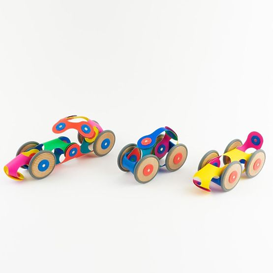 Clixo Set for Creating Magnetic Vehicles