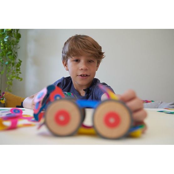 Clixo Set for Creating Magnetic Vehicles