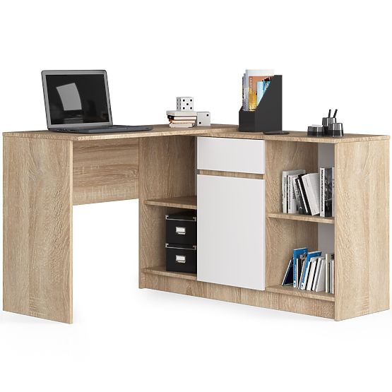 CLP B-17 SET COMMODE + DESK PK SONOMA / WHITE