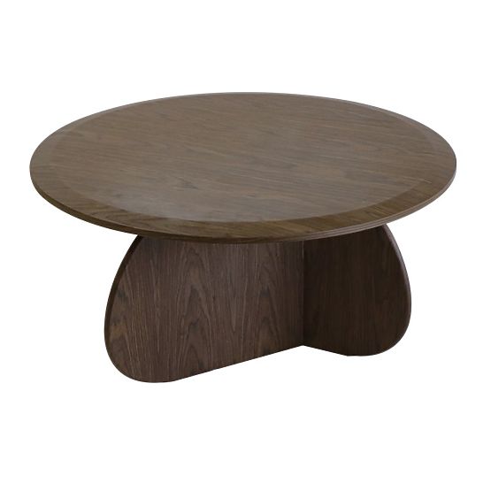 Coffee Table Noku 80 cm, Dark Walnut
