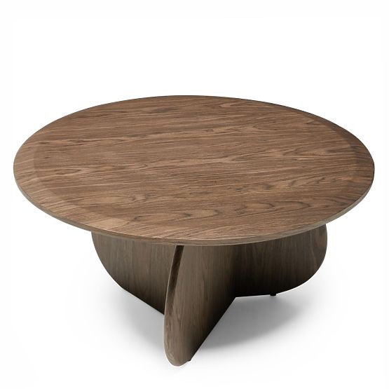 Coffee Table Noku 80 cm, Dark Walnut