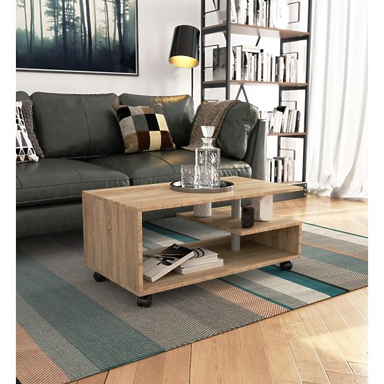COFFEE TABLE ON WHEELS VINI SONOMA