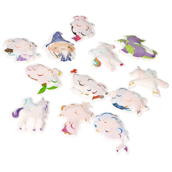 Color-Changing Bath Stickers Mystical Creatures