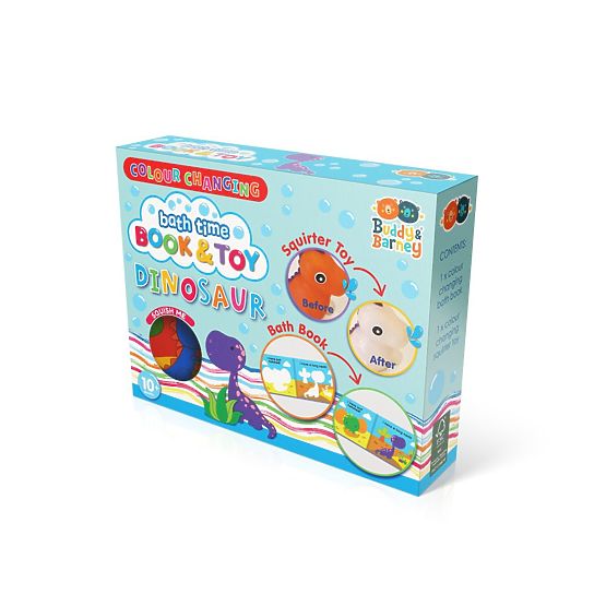 Color-Changing Book Set with Toy - Dinosaur