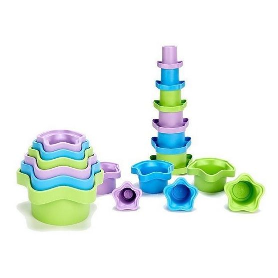 Colored stacking cups