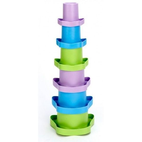 Colored stacking cups