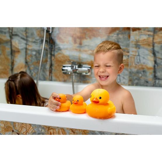 Colorful Bath with Ducklings