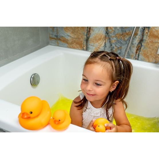 Colorful Bath with Ducklings