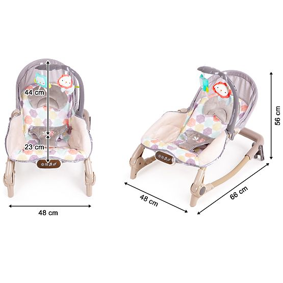 Colorful children's rocking chair Ralph