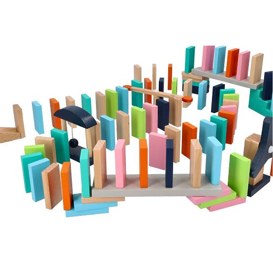 Colorful Domino Adam Toys