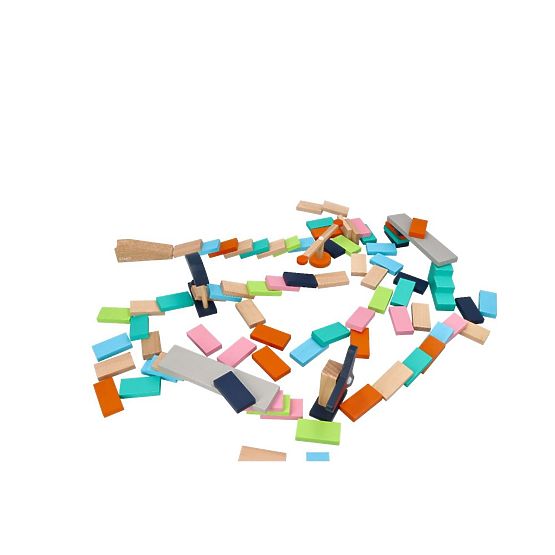 Colorful Domino Adam Toys