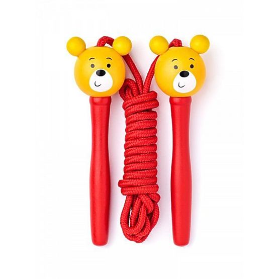 Colorful jump rope - teddy bear