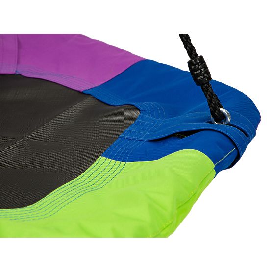 Colorful swing storks nest