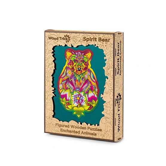 Colorful wooden puzzle - bear